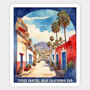 Todos Santos Baja California Sur Mexico Vintage Tourism Travel Magnet